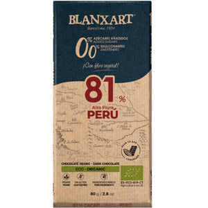 Blanxart - Peru 81% BIO NO SUGAR